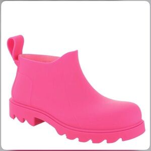 Free People Pink Winter & Rain Boot